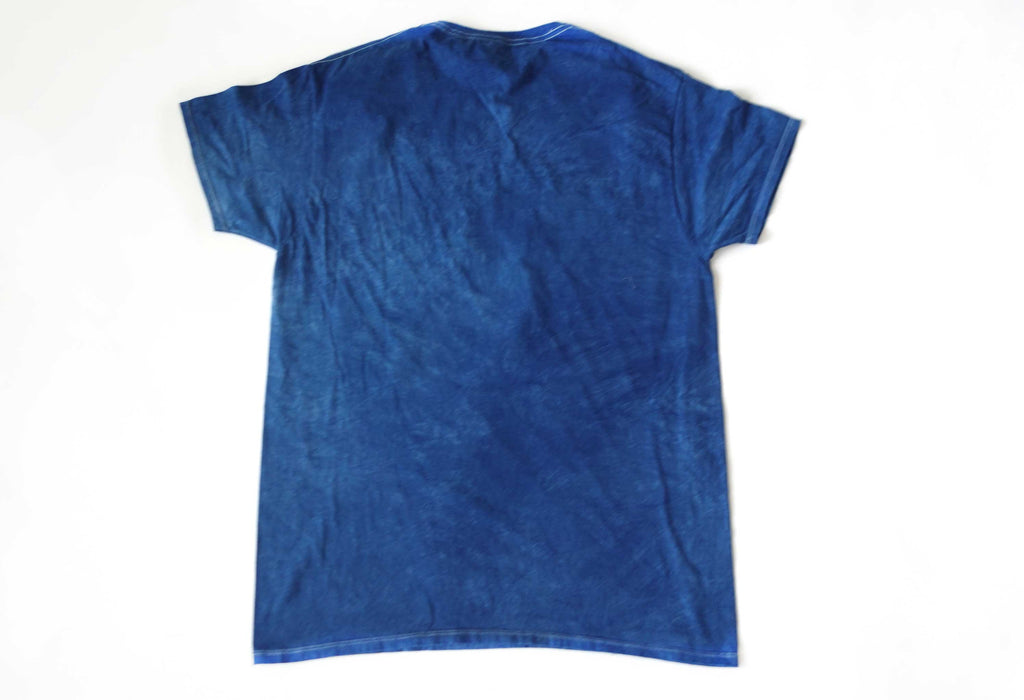 Shibori Indigo Web Tie Dye Tshirt Size L Free Shipping