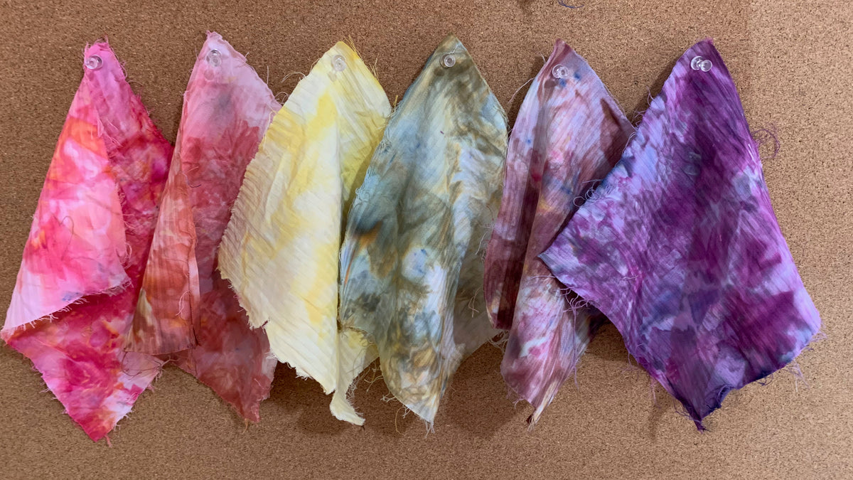 Downloadable Ice Tie Dye Swatches of Dharma Trading Colors