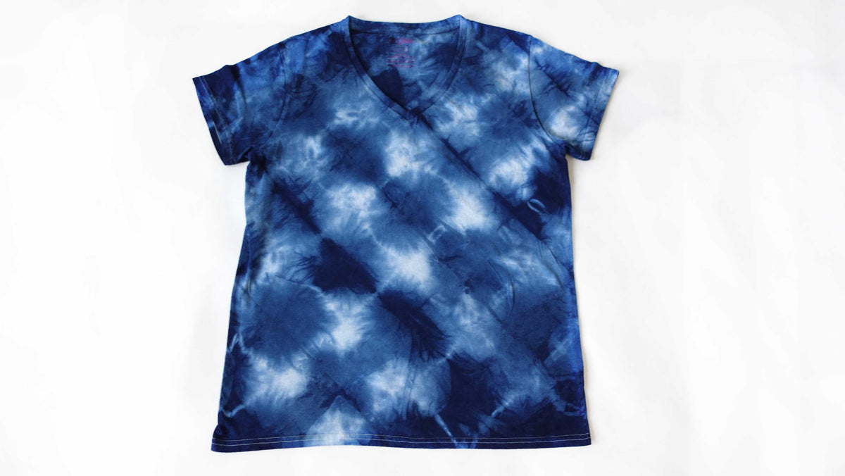 Choose Size - Onyx - Men's Long Sleeve Tie dye T Shirt, Hand top dyed Shibori