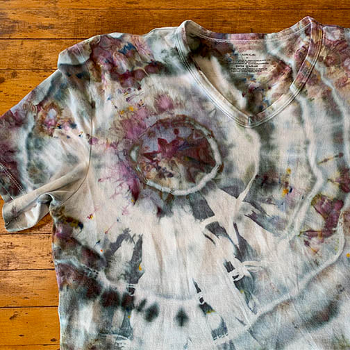 How to Tie Dye: Muck! one color (bronze of dharma) 