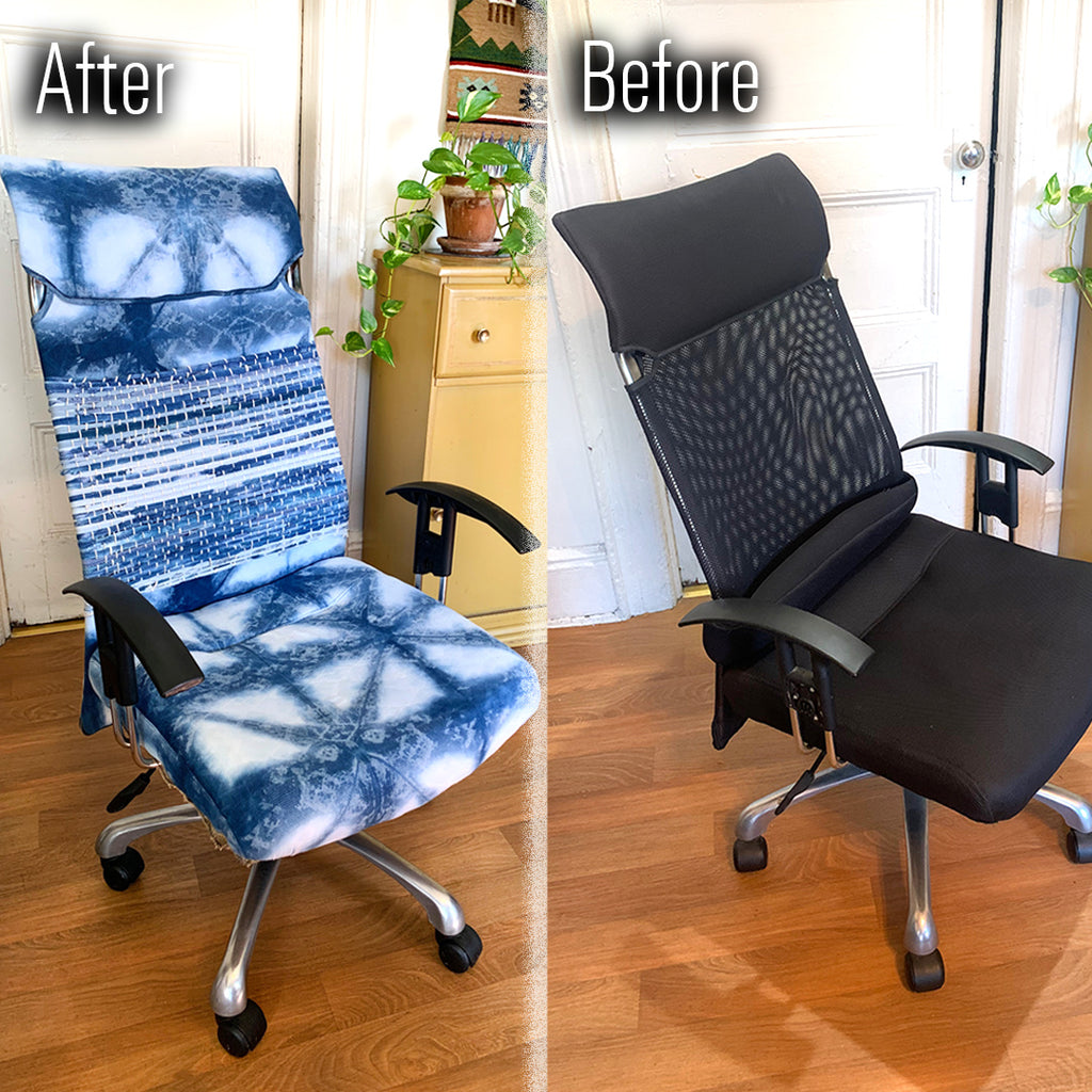 office chair reupholstery home office makeover