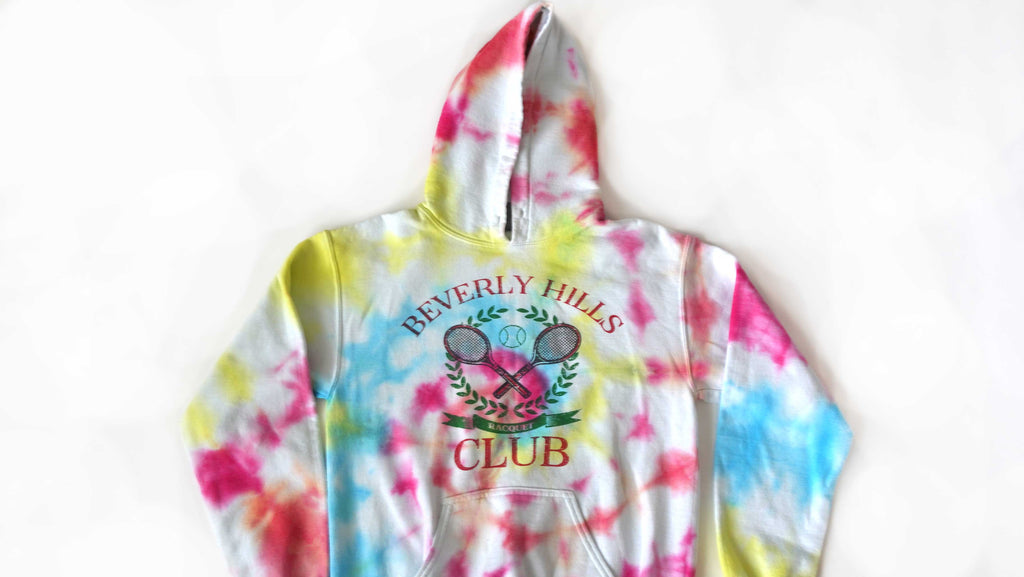 Tie Dye Vintage Graphic Hoodie Size S Free Shipping