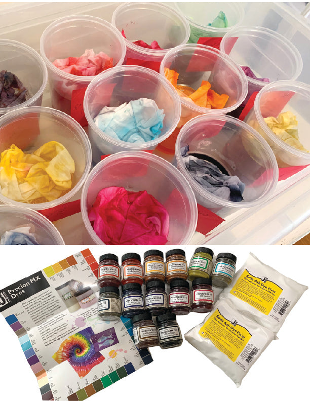 FREE DOWNLOAD- Ice Dye Swatches for Jacquard Procion MX 13 Color Dye Set